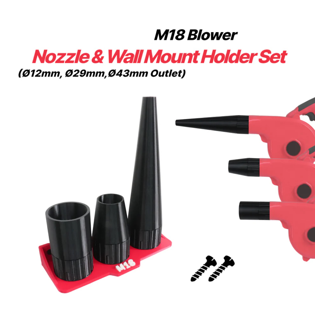 Milwaukee Drill M18 Fuel - Zestaw dysz do dmuchawy 3-częściowy z