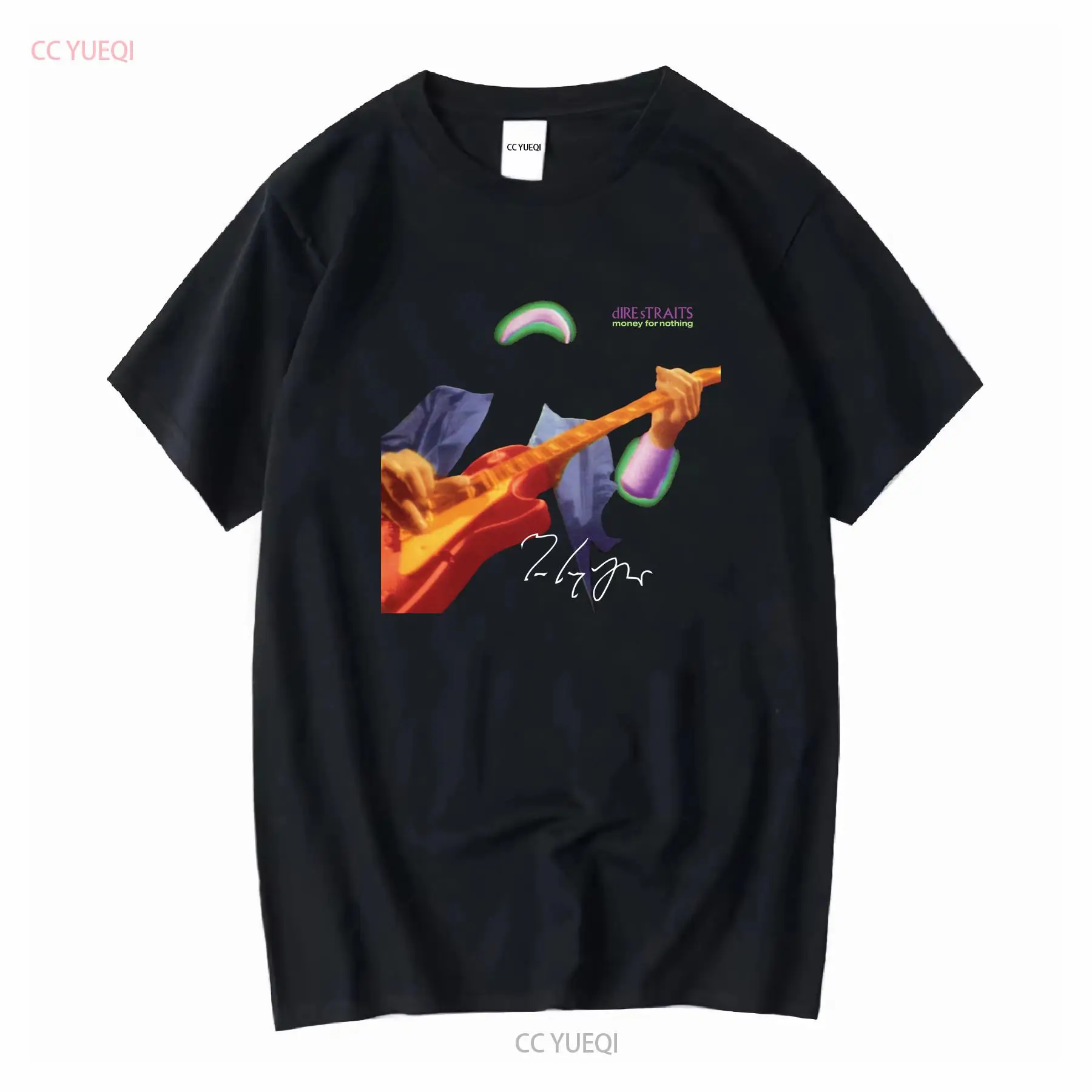 Direct To Garment Ink - Koszulka męska Mark Knopfler Dire Straits